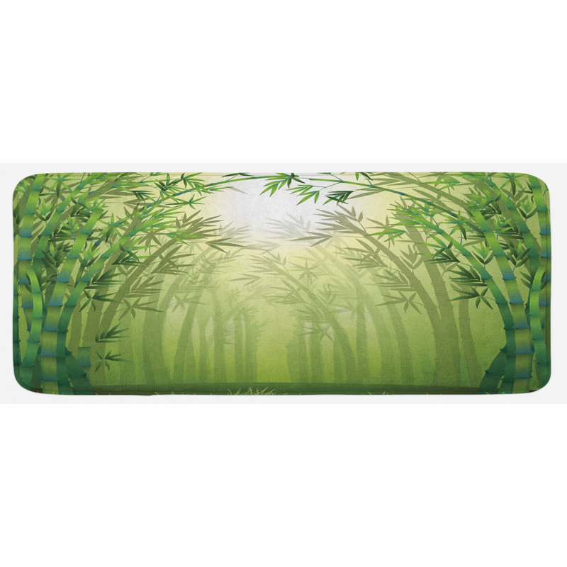 Tapis de cuisine en bambou