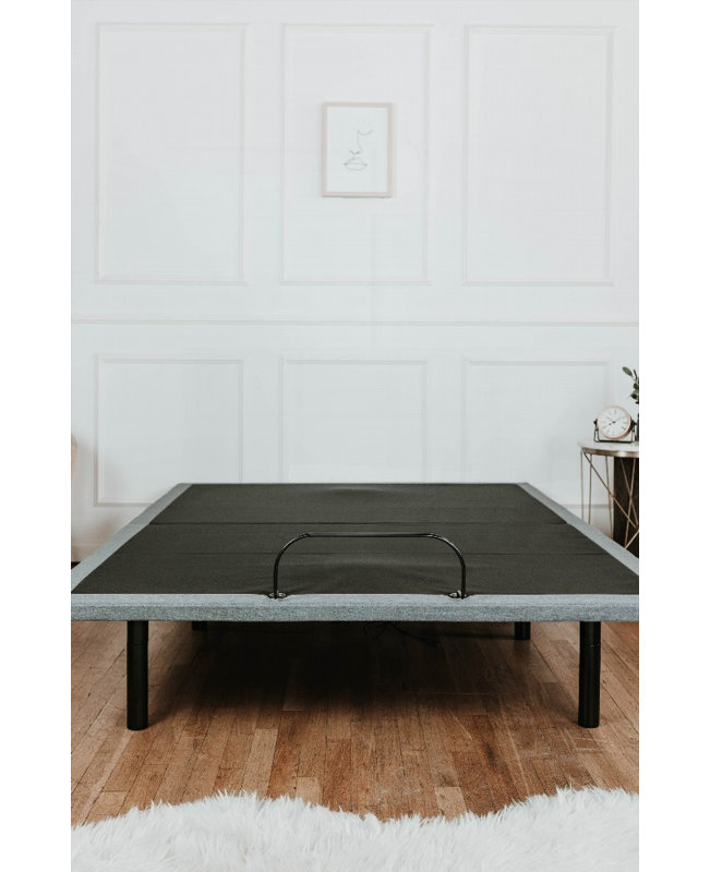 BTX5 Twin XL Adjustable Bed Base - No Box Spring Needed, Easy Setup in Minutes with Strong Support, Twin XL