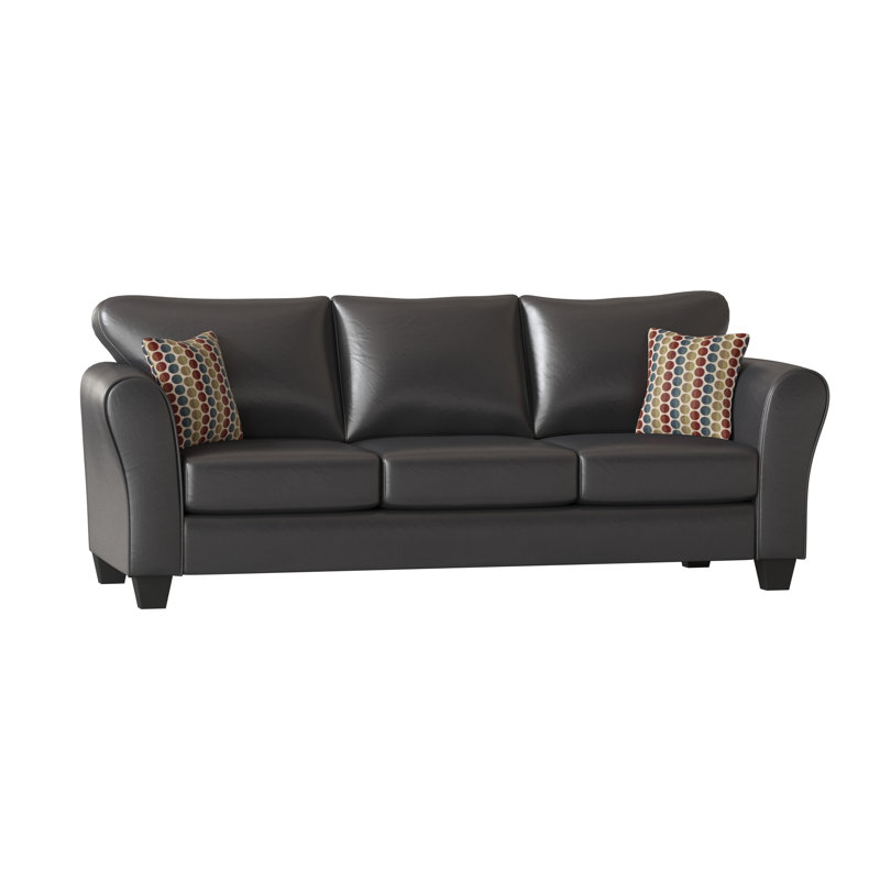 Fredericktown Upholstered 96'' Sofa, Bulldozer Sapphire