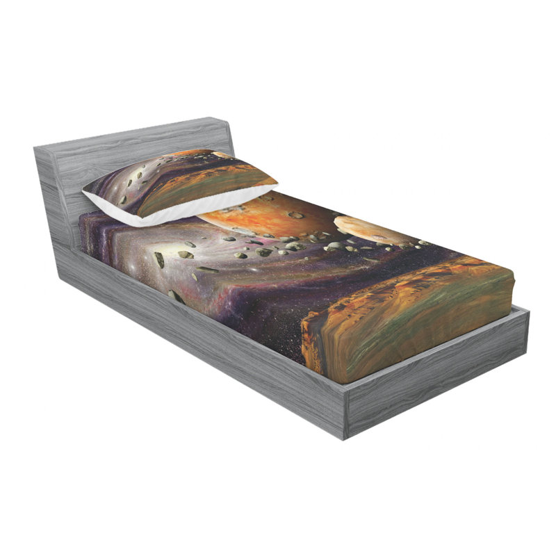 Microfiber Sheet Set, Twin XL Sheet Set with Fitted Sheet