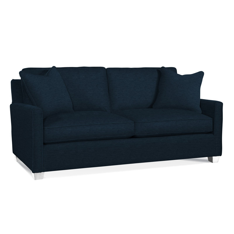 Nicklaus Sofa, Innerspring Mattress, Green Performance Fabric; 0851-54, Frost White