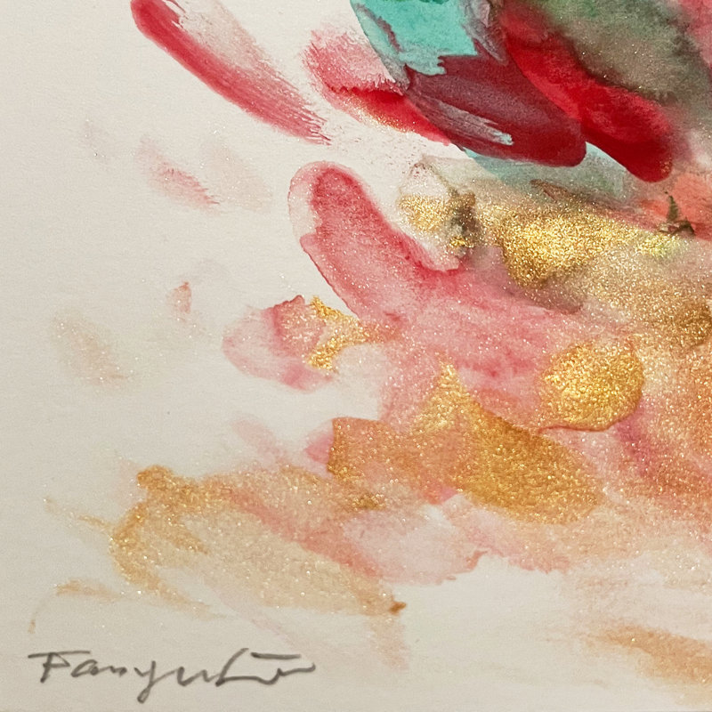 The Touch of Blossom No.2 by Fanyu Lin - Single Picture Frame Painting