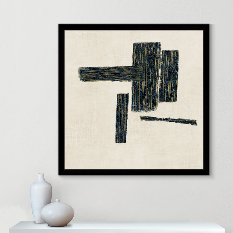 «Stiched II» par Casa Fine Arts, Impression encadrée noire sans passe-partout, H 37,5 po x l 37,5 po x P 1,25 po