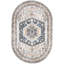 Tapis oriental ivoire / bleu / beige Bracamonte-1697322654