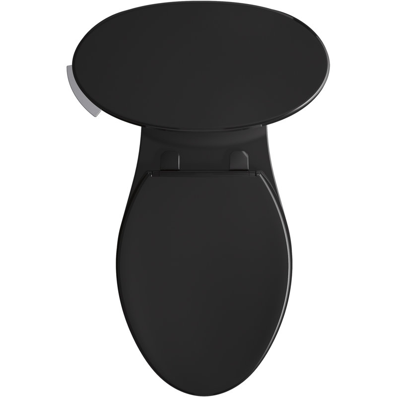 Betello 1.28 GPF Water Efficient Elongated Two-Piece toilet (Seat Not Included), Black