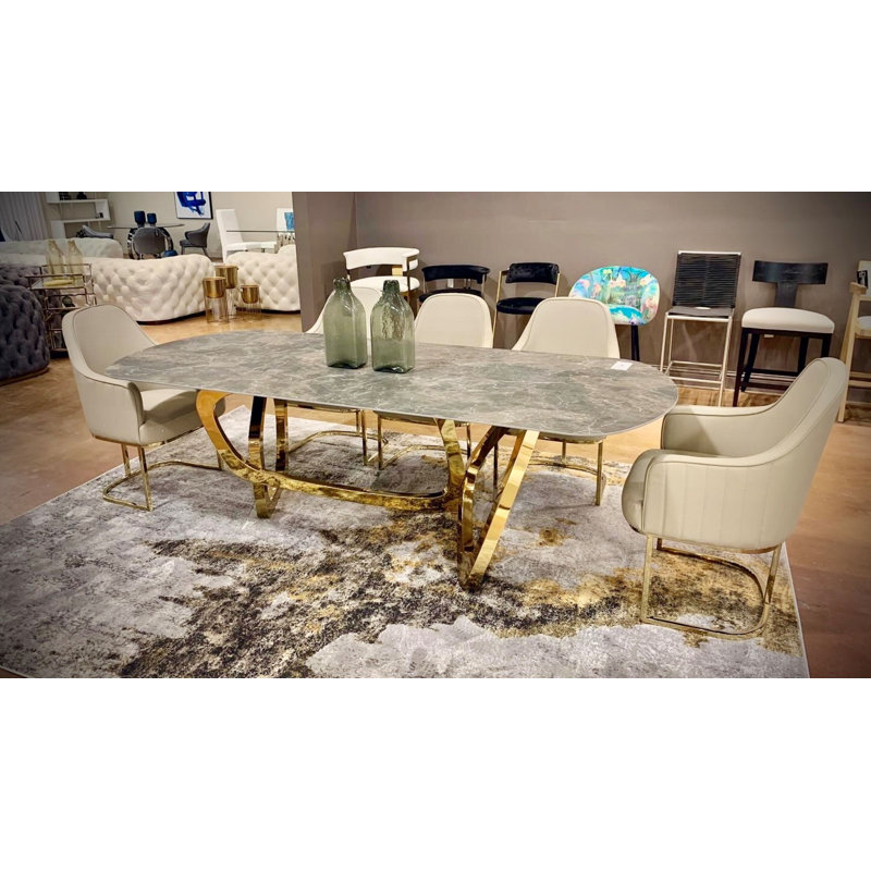 Leylanie Performance Abstract Indoor Rug, Rectangle 5'2" x 8'