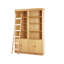 Delbis 223 cm H x 148 cm W Library Bookcase