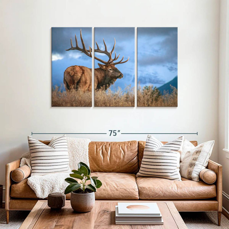 Majestic Bull Elk, 36" H x 57" W