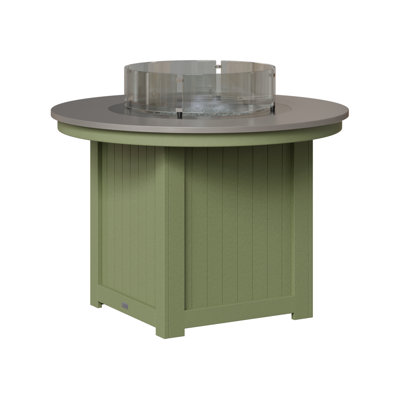 Berlin Gardens Donoma 44″ Round Dining Fire Pit Table
