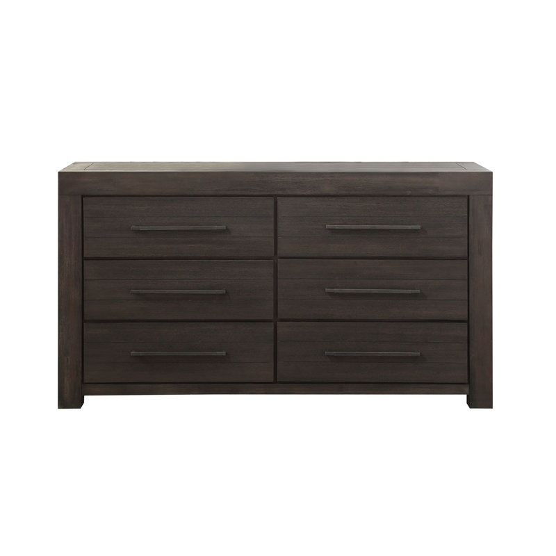 Rohrbaugh 66'' W 6 - Drawer Dresser, Basalt Gray/STURDY