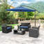 Parasol de plage 120 po Linnett-2079703298