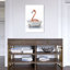 «Bathaign Flamingo», peinture sur toile à cadre flottant-58869384-58869377-119891395
