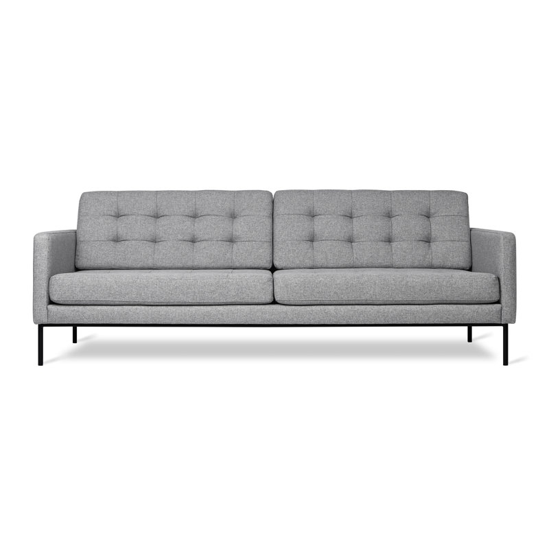Towne Sofa, Parliament Stone Performance Twill