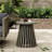 Outdoor Acacia Wood Patio Side Table, Round Coffee Table for Backyard, Lawn, Balcony, Durable and Stylish-2054917003