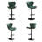 Adjustable Height And Modern Comfort Swivel Upholstered Bar Stool-1078295683