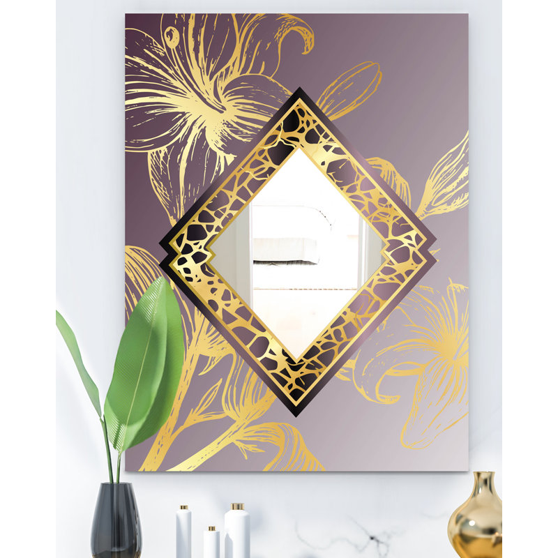 Miroir mural Marbré Marvelous 2 Glam, H 24 po x l 32 po