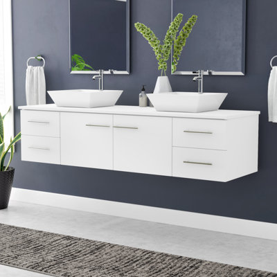 Juarez 72" Double Bathroom Vanity Set