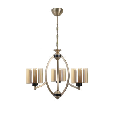 Rivera 3 - Light Shaded Chandelier