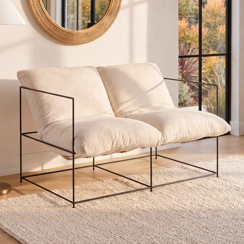 Giulietto Upholstered 52'' Loveseat