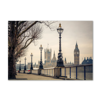 London In The Fall - Wrapped Canvas Print