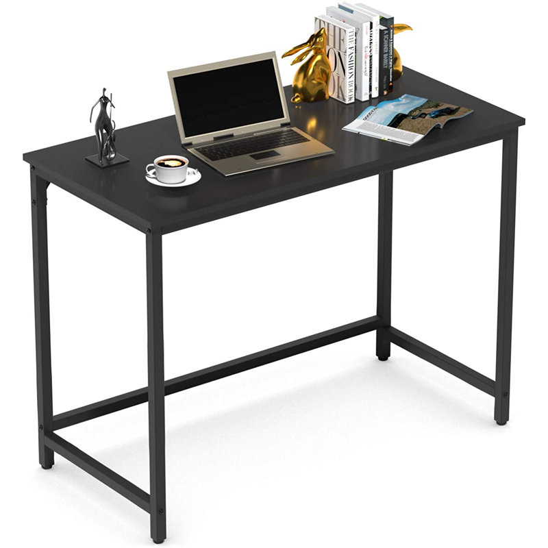 Demontalvo Metal Base Computer Desks, Black