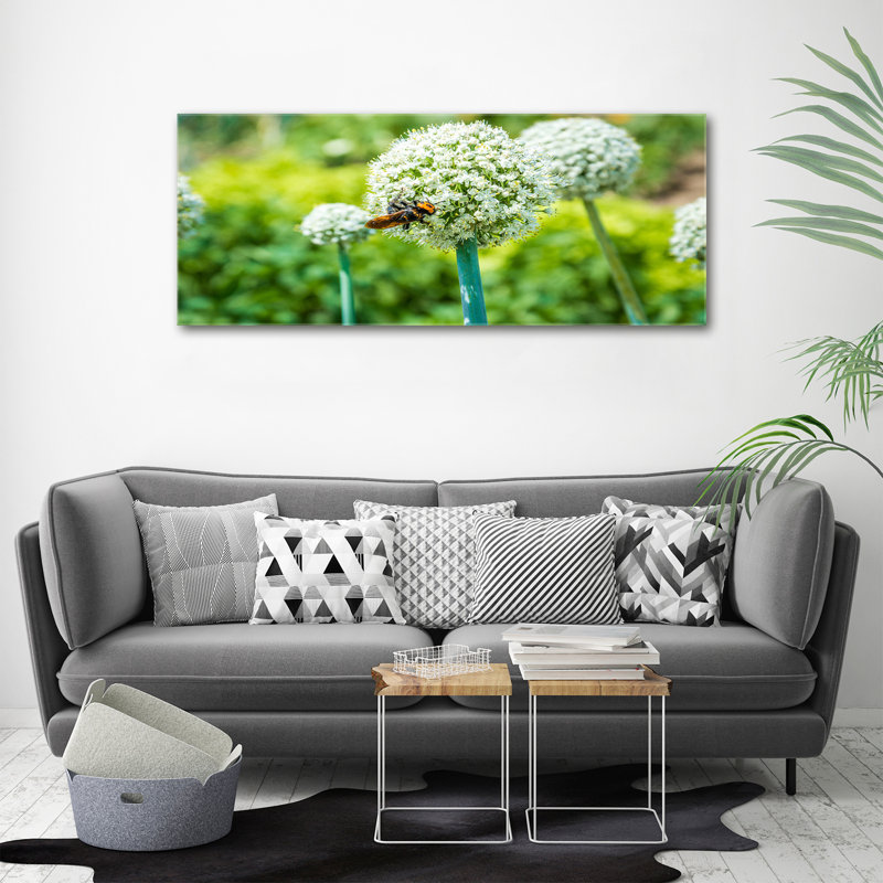 Blooming Garlic - Wrapped Canvas Print