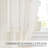  Door Curtain for French Door, Thick Linen Blended Light Filtering Solid Rod Pocket Window Cover for Glass Patio, 1 PC-1966818648-1966818655