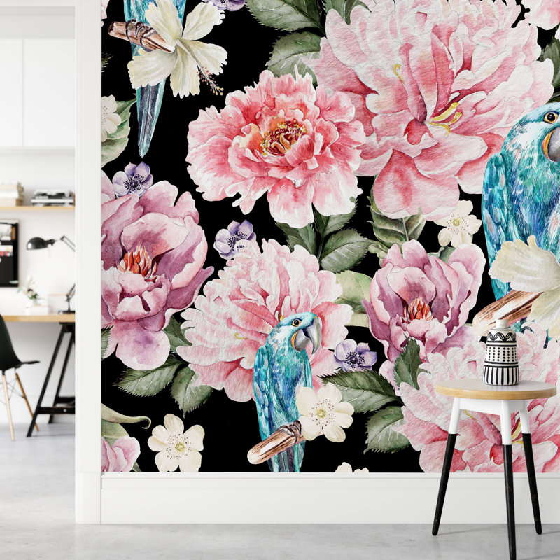Murale fleurs, L 125 po x L 125 po