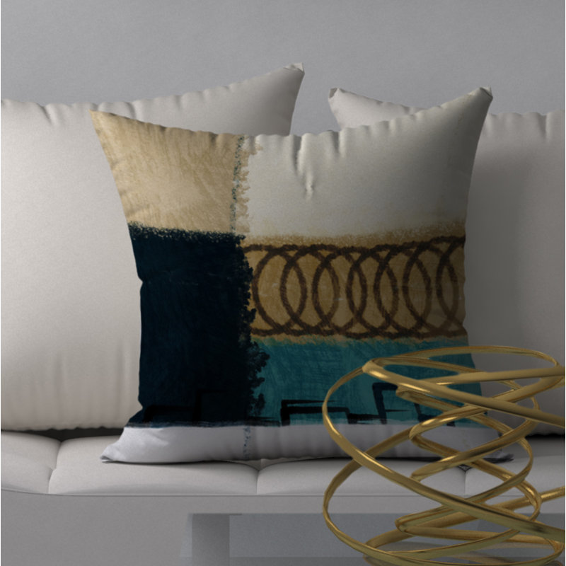 Housse de coussin carrée/insert, 18" x 18"