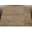 Tapis brun noué à la main de conception unique 3 pi 10 po x 6 pi 7 po