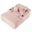 Méridienne convertible avec rembourrage moelleux, accoudoirs larges et coussins décoratifs pour un confort et un style ultimes-131277181