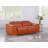 Divanitalia Top Grain Italian Leather Loveseat-1273379382