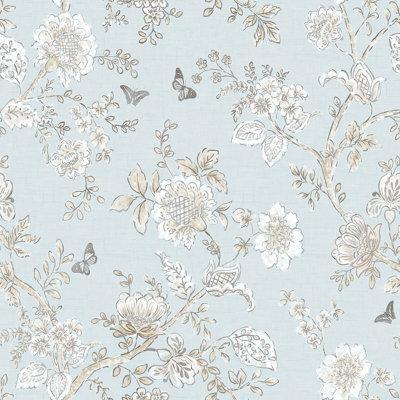 Piumafua 10m x 52.8cm Matte Wallpaper Roll