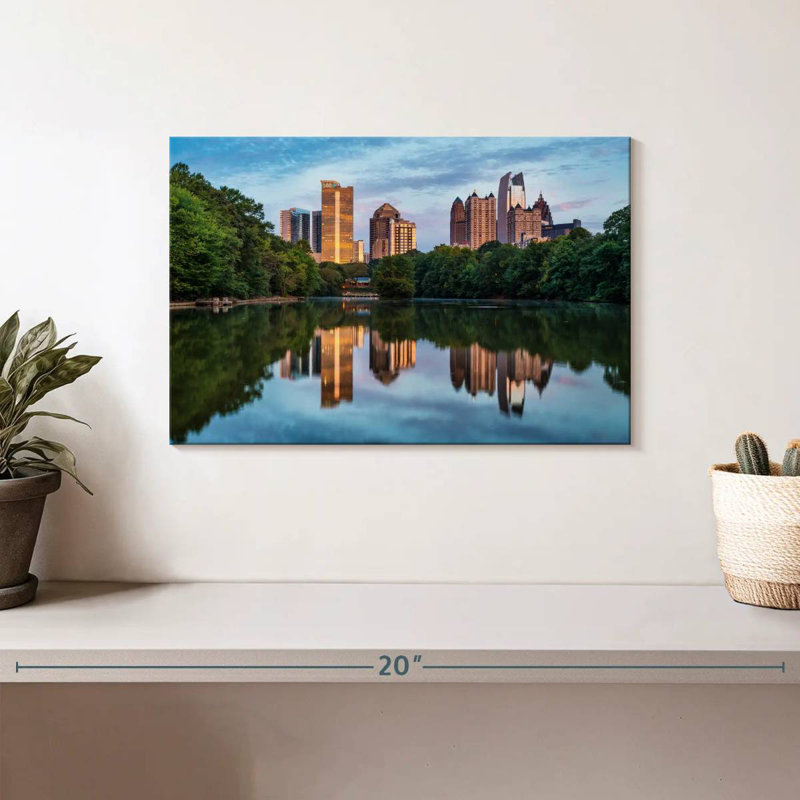 Rorry Atlanta Skyline Reflections, 8" H x 12" W