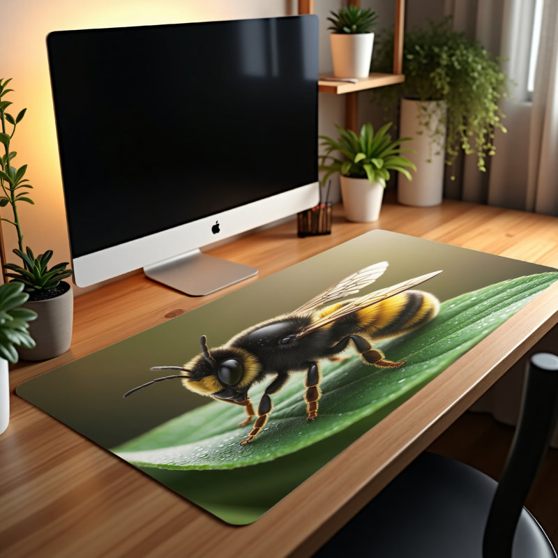 Polyester Desk Pad, 14.4x12.1