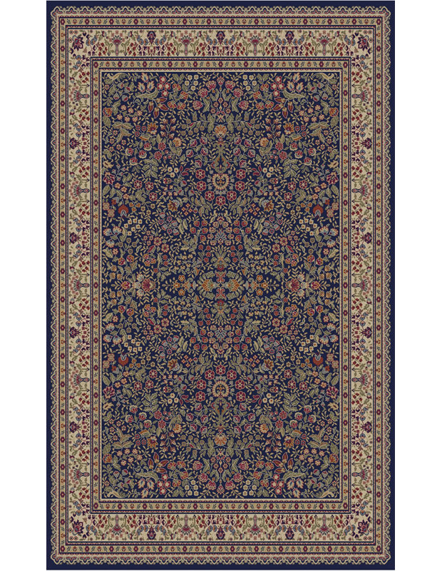 Tapis vert à tissage plat Edmont, Rectangle 2 pi 7 po x 4 pi