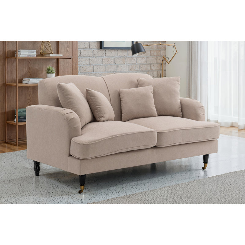 Penermon 150Cm Roll Arms Sofa, Montreal Beige, 2