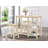 3-Piece Counter Height Set With Shelves