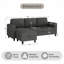 78" Upholstered Sofa With Ottoman-240646831