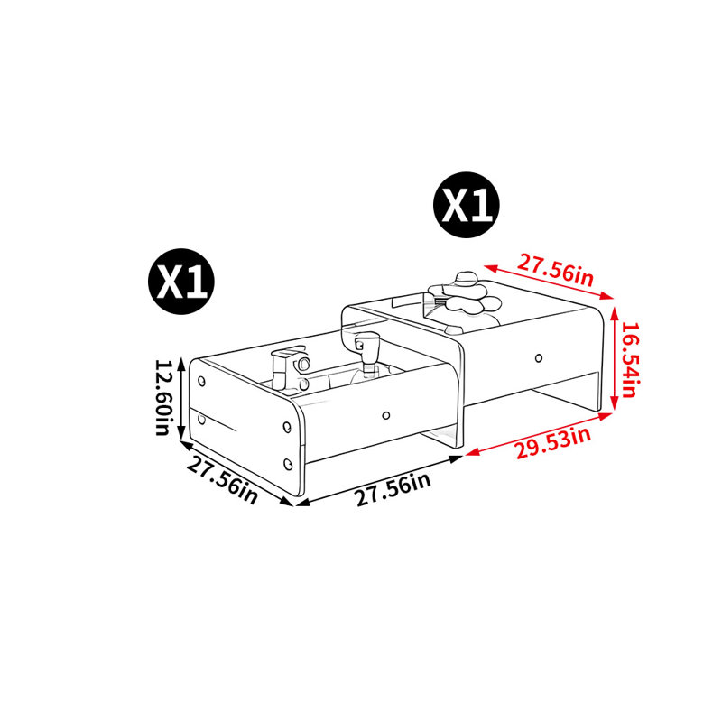 American style minimalist coffee table