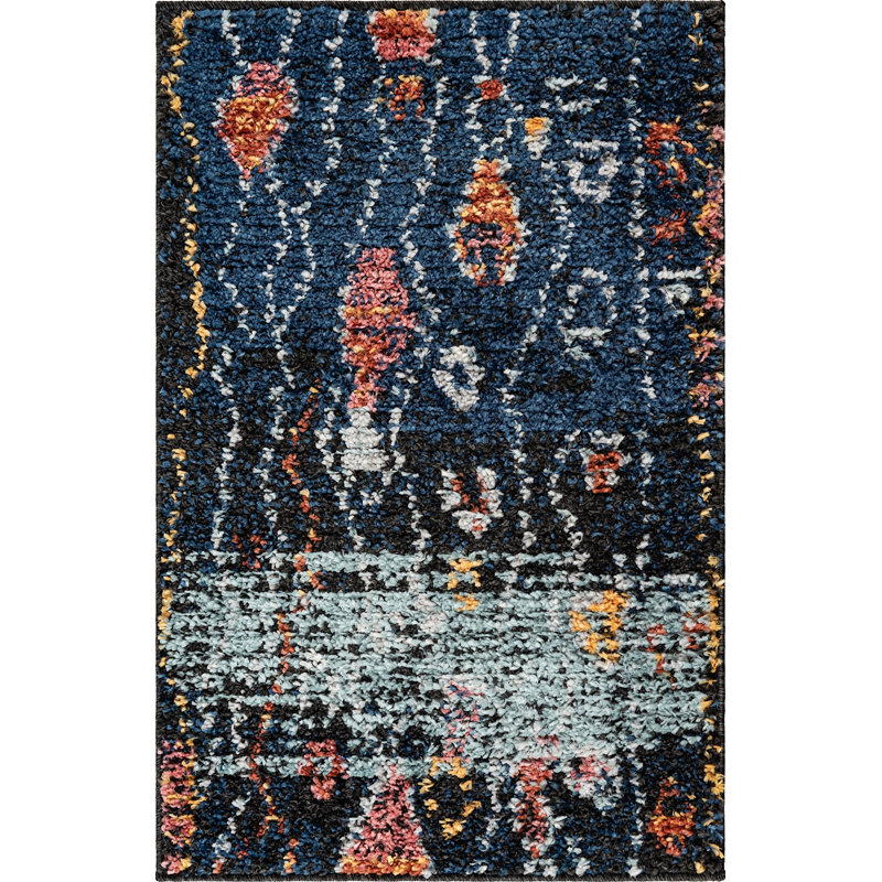 Victorville Abstract Indoor Rug, Rectangle 2'2" x 3'