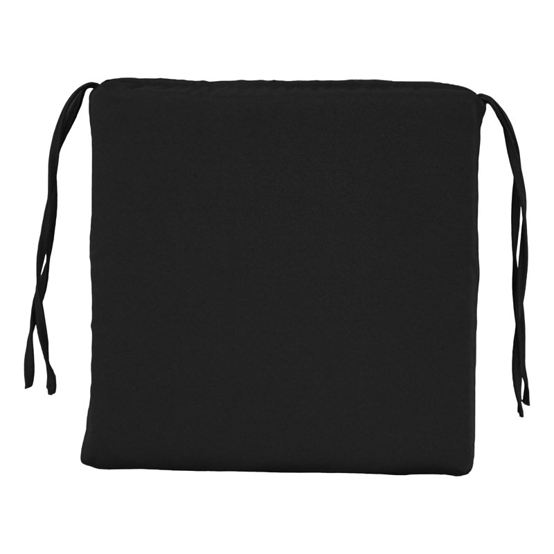 Outdoor 3'' Seat Cushion, Black