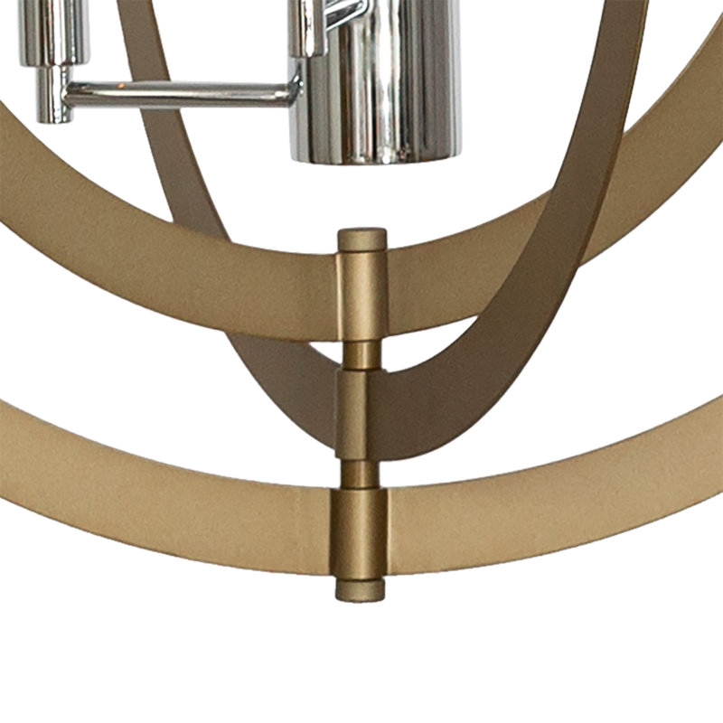 Lustre 6 lumières façon bougie Kallem