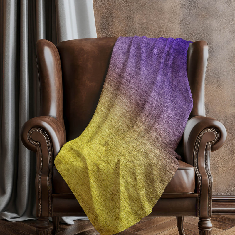 Jeté dégradé Addison Sherpa ASB587, Mauve