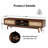 Rattan TV Stand With Storage, Mid Century Modern Boho Media Console