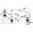 Solid Brass Single Hole Single Handle Bathroom Sink Faucet with Drain Assembly-113377386-116641081