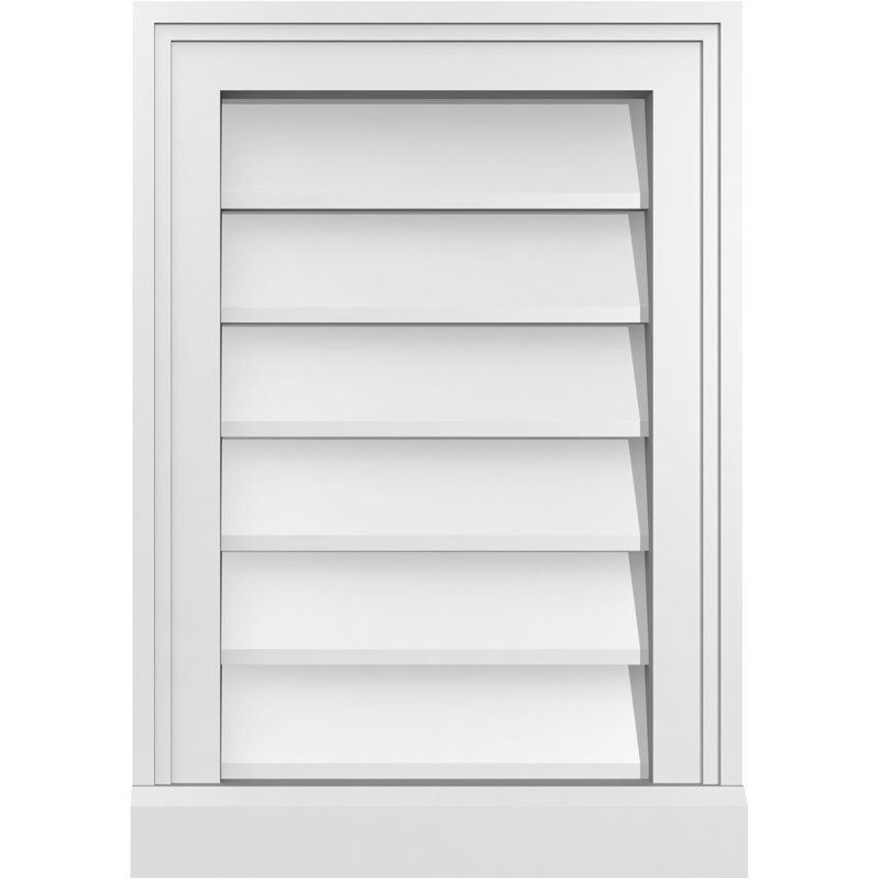 Cadre de seuil Brickmould, brun clair apprêté, H 20 po x l 14 po x P 2 po
