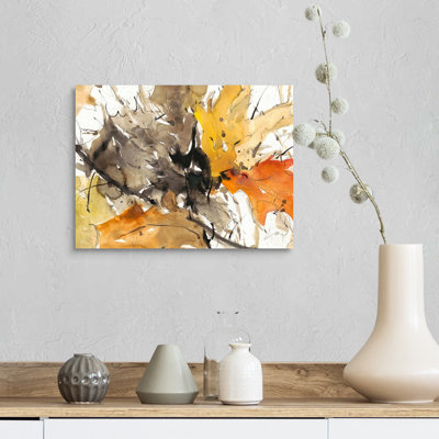 Aquarelle, feuilles d'automne II, art mural