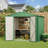 8 Ft. W X 6 Ft. D Metal Storage Shed With Frame And Lockable Door-105300091