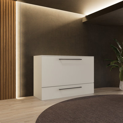 Lit armoire sur pied